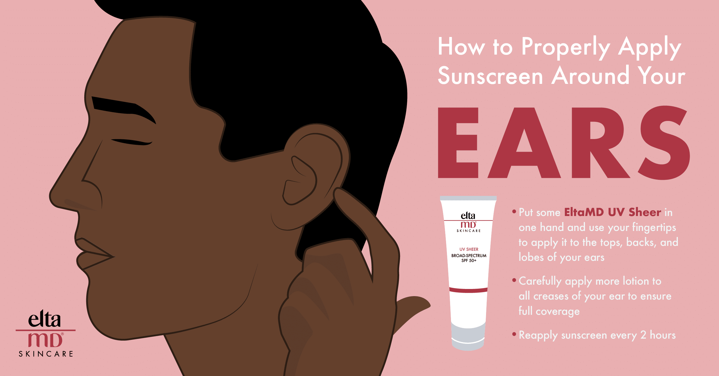 How to Properly Apply Sunscreen Around Your Ears