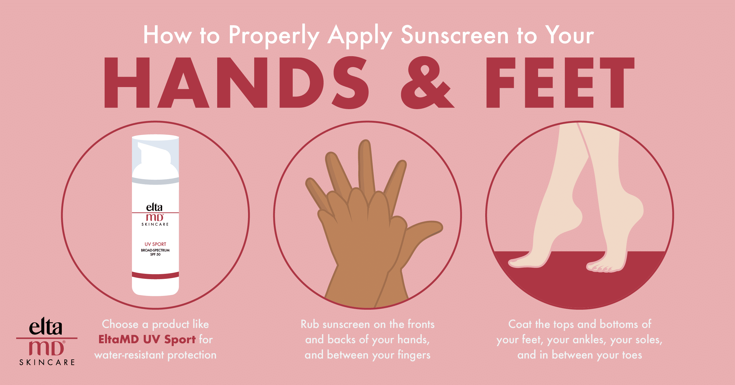 How to Properly Apply Sunscreen to Your Hands and Feet